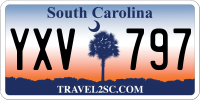 SC license plate YXV797