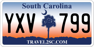 SC license plate YXV799