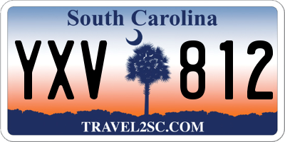 SC license plate YXV812