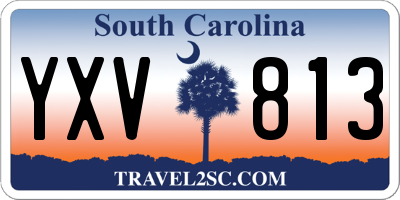 SC license plate YXV813