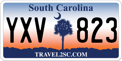 SC license plate YXV823