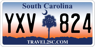 SC license plate YXV824