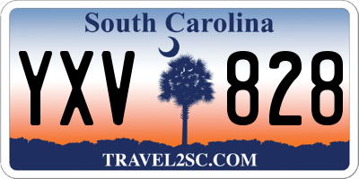 SC license plate YXV828