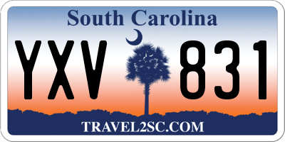 SC license plate YXV831