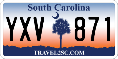 SC license plate YXV871