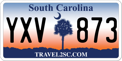 SC license plate YXV873