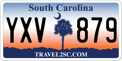SC license plate YXV879