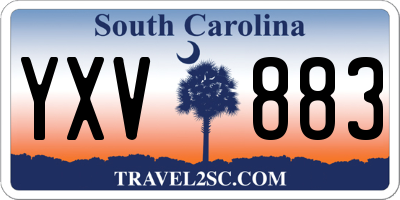 SC license plate YXV883