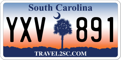 SC license plate YXV891