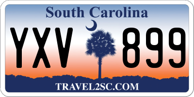 SC license plate YXV899