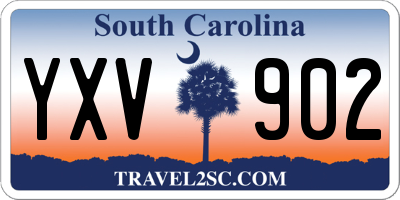 SC license plate YXV902