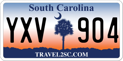 SC license plate YXV904
