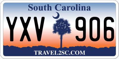 SC license plate YXV906
