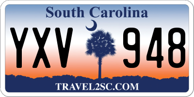 SC license plate YXV948