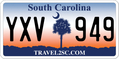 SC license plate YXV949