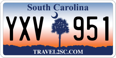 SC license plate YXV951