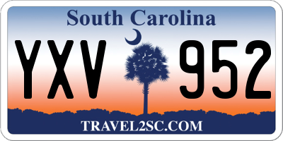 SC license plate YXV952