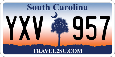 SC license plate YXV957