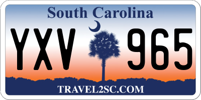 SC license plate YXV965