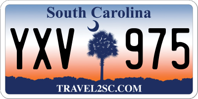 SC license plate YXV975