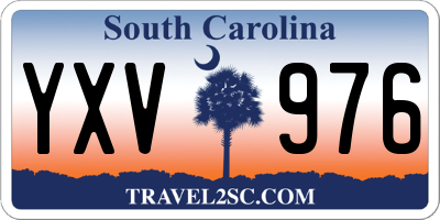 SC license plate YXV976