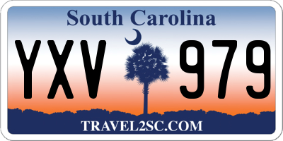 SC license plate YXV979