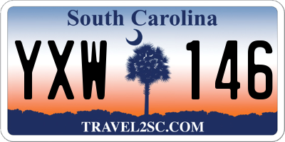 SC license plate YXW146