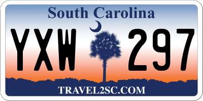 SC license plate YXW297
