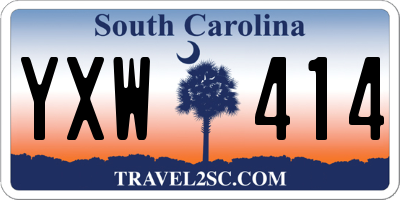 SC license plate YXW414