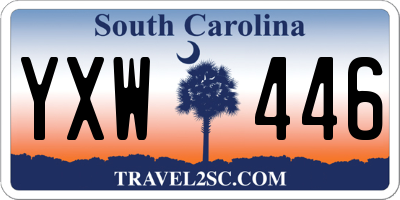 SC license plate YXW446