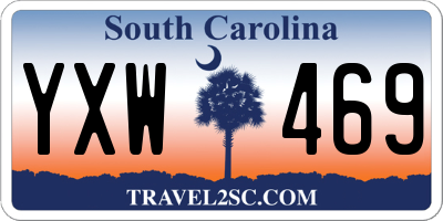 SC license plate YXW469