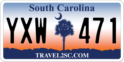 SC license plate YXW471