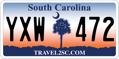 SC license plate YXW472