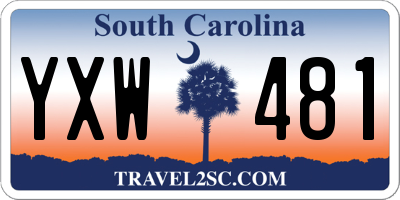 SC license plate YXW481