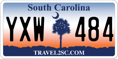 SC license plate YXW484