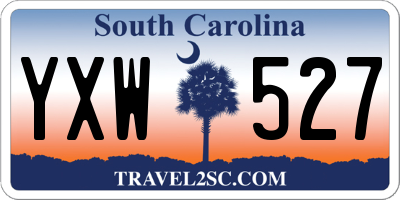 SC license plate YXW527