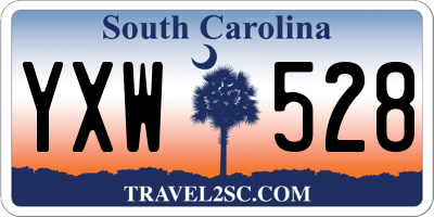 SC license plate YXW528