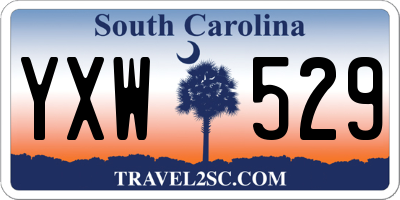 SC license plate YXW529