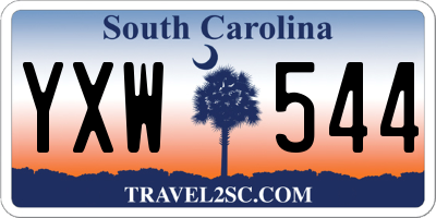 SC license plate YXW544