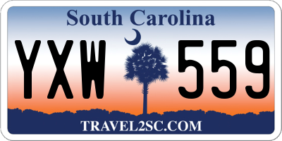 SC license plate YXW559