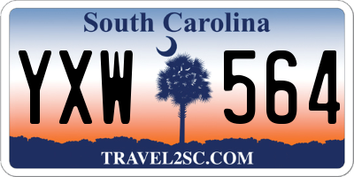 SC license plate YXW564