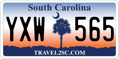 SC license plate YXW565