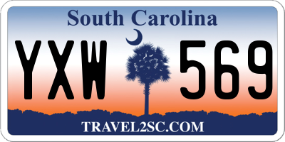 SC license plate YXW569