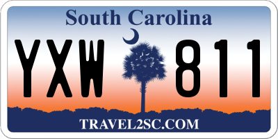 SC license plate YXW811