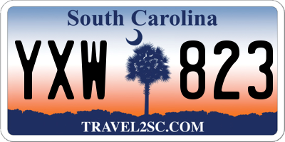 SC license plate YXW823