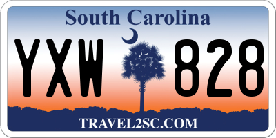SC license plate YXW828