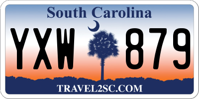 SC license plate YXW879