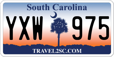 SC license plate YXW975