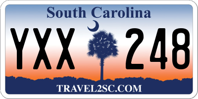 SC license plate YXX248