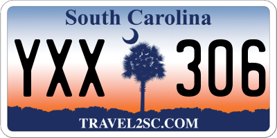 SC license plate YXX306
